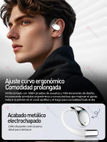 SANLEPUS Auriculares Inalámbricos Bluetooth 5.4 con HiFi y Graves Ultra Potentes - 60 Horas Autonomía, Auriculares Deportivos Abiertos, Diseño Ergonómico - Para Corredores y Amantes del Fitness - details 4