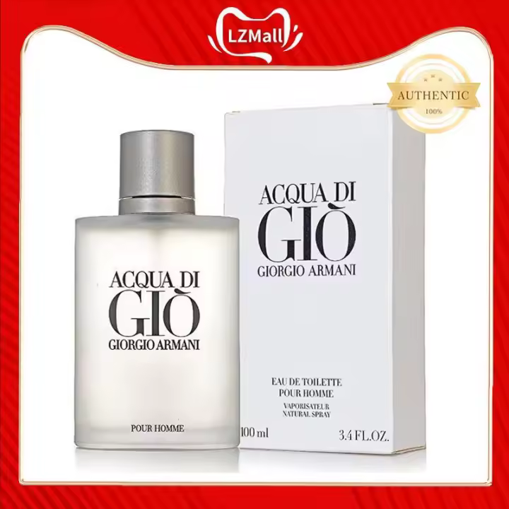 Leten original di Gio EDT 100ml para hombres Perfume Aroma Duradero Natural Spray Aromático fluido de transmisión tic - 1