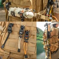 Mochila ajustable con hebilla de expansión, Clip de correas de liberación rápida, bolsa de escalada, cuerda elástica, bolsa de Montañismo irrompible - details 2