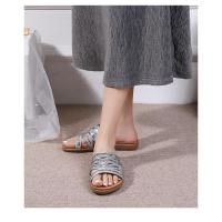 2025 Sandalias planas transpirables con diamantes de imitación - Zapatos de verano cómodos y bohemios para mujer para la playa, fiestas y uso diario, elegante moda primavera-verano - details 2