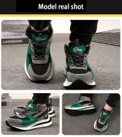 Botas de trabajo de alta calidad para hombre, zapatillas de seguridad antipinchazos, puntera de acero, calzado protector indestructible, moda 2023 - details 13
