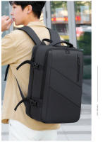 Bolso para Computadora de Negocios de Gran Capacidad Mochila de Cuero Anti-Salpicaduras con Sensación de Alta Gama - details 28
