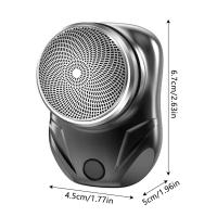 Men's Portable Electric Shaver Detachable Waterproof Electric Razor Nice Gift for Father or Boyfriend - details 3