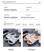 Zapatillas de Moda para Hombres y Mujeres Suela Gruesa, Uso Interior y Exterior, Estilo Casual, Deslizantes de Plástico para el Hogar y Baño - details 7
