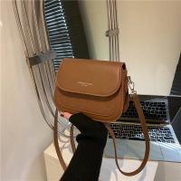 Bolso de hombro con solapa para mujer, bandolera de cuero PU, Estilo Vintage, cuadrado, pequeño - details 13