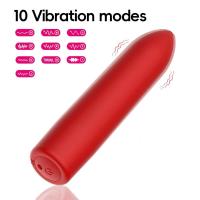 Leten Mini bala vibradora mujeres 10 velocidades punto G clítoris vaginal consolador estimulador juguetes sexuales femeninos para masturbación adulto 18 - details 0