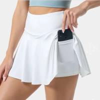 Nuevo Faldas de mujer con bolsillos, falda deportiva plisada de cintura alta para tenis, ropa - details 2