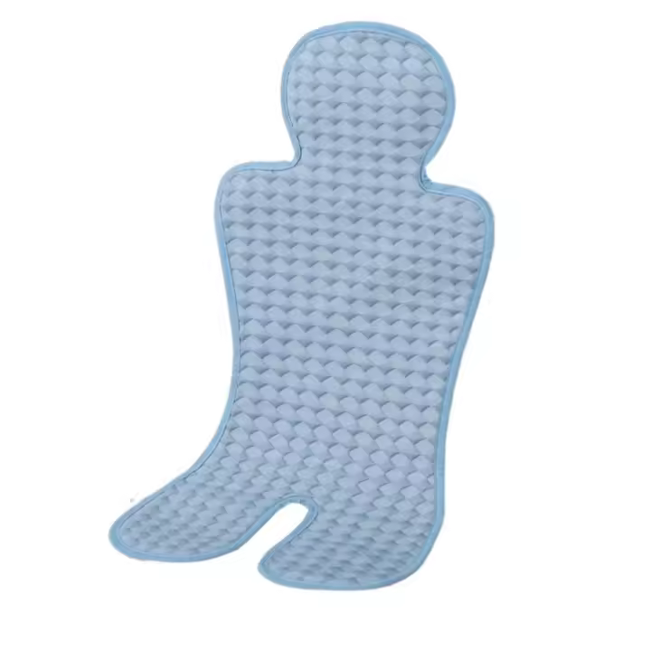 Forro para cochecito de bebé, alfombrilla refrescante para cochecito de bebé, cómodo cojín para cochecito de bebé, transpirable, Color sólido - 1