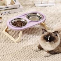 Cuenco Plegable de Acero Inoxidable para Mascotas Cuenco de Comida Alto para Gatos y Perros - details 2