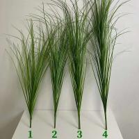 1 unidad de caña artificial, cebolla falsa grande, mechones de plantas verdes tropicales, césped de PVC, decoración de jardín y oficina de bodas - details 11