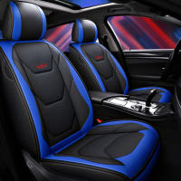 Cubiertas de Asiento de Coche de Cuero PU Protector Frontal y Trasero Universal Apto para la Mayoría de los Coches SUV Accesorios de Coche - details 1