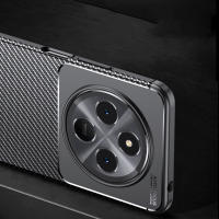 Funda para Xiaomi Redmi 14C 4G / POCO C75 diseño de fibra de carbono suave Bumper Back Cover - details 2