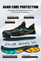 ZAPATOS DE TRABAJO ANTIPERFORACIONES para hombre y mujer, botas de seguridad con punta de acero, a la moda - details 5