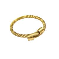 Pulseras para Hombre de Acero Titanio, Alambre Trenzado Ajustable, Estilo Punk Urbano, Joyería Masculina Moderna, Regalos para Hombre 2025 - details 4
