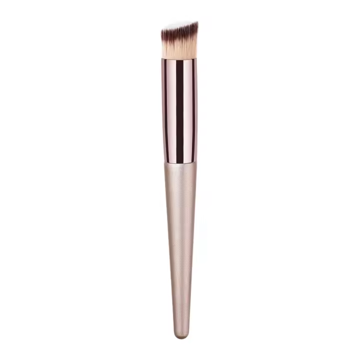 Nuevos brochas de moda para mujer, brochas de maquillaje color champán para base en polvo, colorete, sombra de ojos, corrector, cosméticos para ojos y labios, belleza - 1