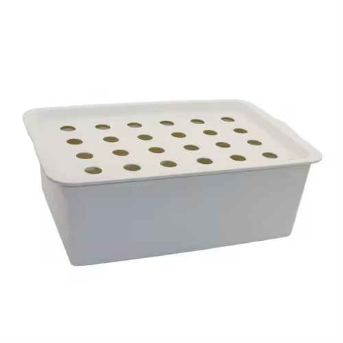 Kit hidropónico para sitio de plantas, macetas de jardín, plántulas, caja de cultivo interior, Kit de cultivo, macetas de vivero de burbujas, 1 Juego, 24 agujeros - 1