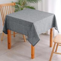 Mantel rectangular de lino sintético en gris caqui para bodas y fiestas navideñas, decoración de banquetes, moderno - details 4