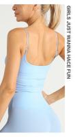 ZHUMU GYM Conjunto de Yoga Top Deportivo de Nylon para Mujeres Leggings de Pilates Fitness - details 14