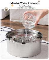 Cuenco flotante antideslizante de acero inoxidable 304 para mascotas: alimentador de agua y comida a prueba de derrames con diseño resistente para perros - details 7