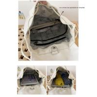 Mochila pequeña simple mochila de mujer bolsa pequeña de lona pequeña y liviana salir viaje de excursión de primavera - details 13