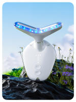 Nuevo Instrumento de Belleza para el Cuello Masaje Multifuncional para Eliminar Líneas del Cuello, Pliegues Nasolabiales, Tratamiento de Luz de Color de Microcorriente - details 11