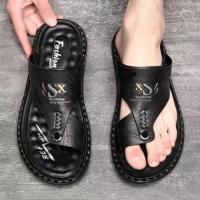 Sandalias de Verano para Hombres Uso Interior y Exterior Zapatillas de Playa Casuales Cuero Suave - details 10