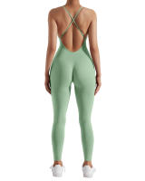 Mono ajustado para mujer, mono deportivo informal para todas las estaciones, ropa deportiva ajustada sin mangas, mono todo en uno, ropa para mujer - details 44