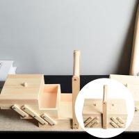 Caja de costura de madera, caja de almacenamiento de joyas, estuche organizador de cosméticos para el hogar - details 4
