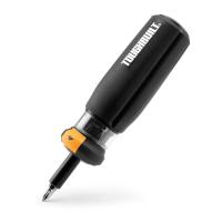 Llave de trinquete Reversible multibits TOUGHBUILT, 6 en 1, recarga automática, juego de destornilladores manuales multifuncionales, TB-H5-M-01 - details 1