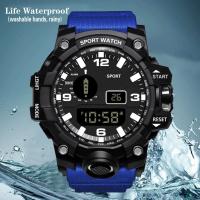 Reloj Deportivo de Lujo Premium Resistente al Sudor Luminoso Multifuncional con Pulsera de Cuero - details 23