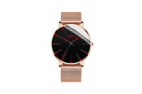 Reloj de hombre Fashion Blue Needle con correa de malla - details 17
