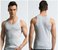 Caumanl-ropa interior de algodón para hombre, camiseta sin mangas de alta calidad para culturismo, Chaleco Ajustado sin mangas, talla CN - details 10