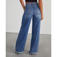 Pantalones vaqueros de cintura alta para mujer moda coreana Haruku Cowboy calidad R pantalones - details 3