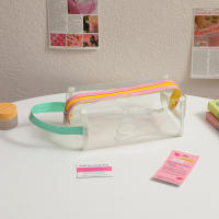 Bolsa De Cosméticos PVC Transparente Grande Organizador De Maquillaje Para Mujeres Estuche Para Lápices Y Bolígrafos Para Estudiantes - details 13