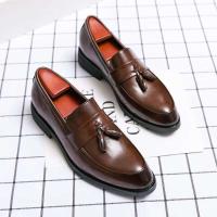 2025 zapatos de vestir de los hombres del estilo de la moda de los productos más vendidos, zapatos puntiagudos de cuero del banquete de boda - details 1