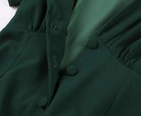Elegante Vestido de Cintura Alta con Encaje Retro 2024 Estilo Vintage de Moda para Mujeres - details 6
