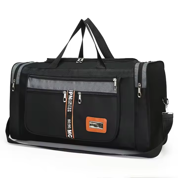 Bolsa de viaje plegable de capacidad con correa para el hombro - Equipaje multifuncional para hombres y mujeres, ideal para viajes de negocios y vacaciones, bolsa de viaje de negocios | Bolsa de Estilo Vacacional | Bolsa con asa resistente, - 1