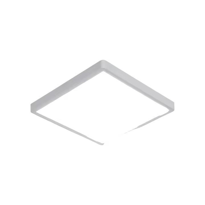 Goeco Lámpara LED de Techo 36W, 3240LM, ABS, 6500K Blanco Frío, Iluminación Nórdica para Sala, Dormitorio, Cocina Montaje Semi-Flush - 1