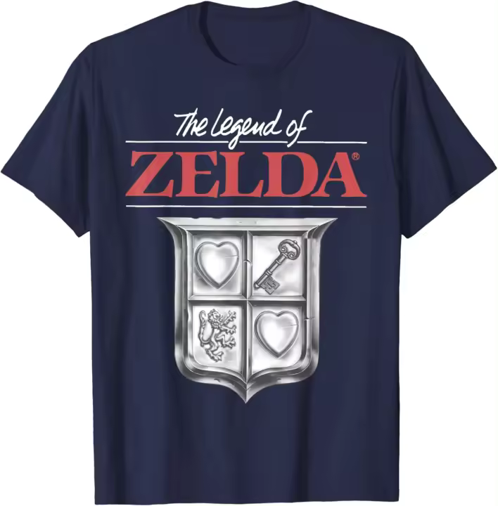 Camiseta con logotipo de The Legend Of Zelda, caja de arte Original - 1