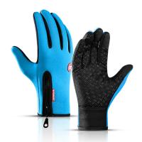 Guantes Térmicos De Ciclismo Para Hombres Y Mujeres, Guantes De Esquí Resistentes Al Agua Y Al Agua, 1 Par - details 2