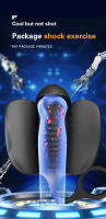 Vibrador de choque eléctrico para hombres, masturbador masculino, entrenamiento de resistencia, masajeador Sexual, anillo de glande, entrenador, juguete Sexual - details 9