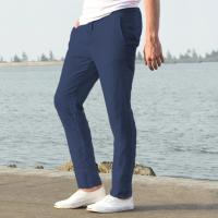 Pantalones de Lino y Algodón para Hombre Novedad de Otoño, Transpirables de Color Sólido, Ropa de Calle Deportiva S-3XL - details 6