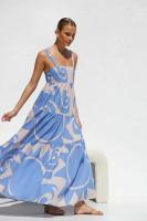 Vestidos largos de playa estampados para mujer, vestido largo bohemio con tirantes finos para vacaciones, informal, A-e, verano 2024 - details 7