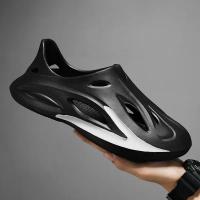 Sandalias de Hombre Antideslizantes y Resistentes al Desgaste Zapatillas de Moda de Verano para la Playa con Tacón Grande - details 0