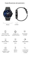 2024 Reloj Inteligente Hombres Mujeres, Smartwatch con Llamada Bbluetooth, Pantalla AMOLED de 1,43