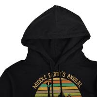 Sudadera con capucha de algodón de marca para hombre, Mordor fun run, un hombre no solo camina, sudadera, ropa de calle, otoño invierno 24 - details 3