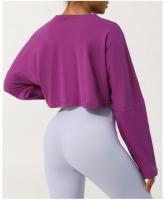 Polo de Yoga de Nylon Cuello Redondo, Ajuste Suelto, Transpirable para Entrenamiento - details 3