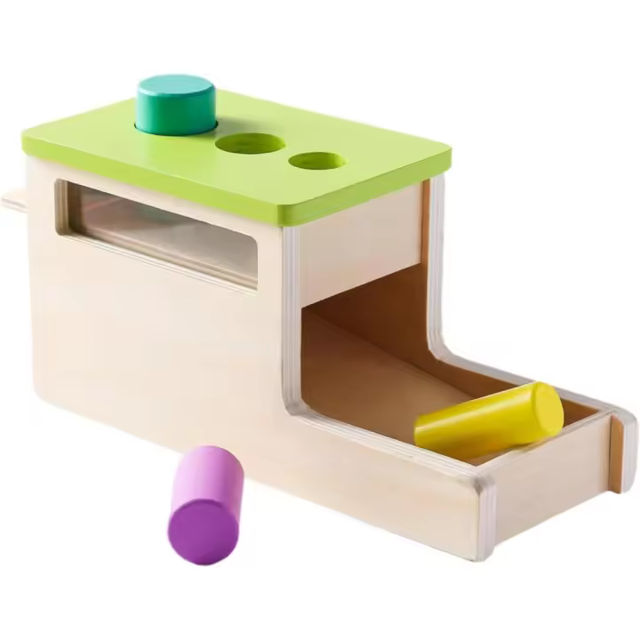 Caja de Madera para Guardar Objetos, Juguete de Madera con Forma de Gota, Regalo de cumpleaños, Juguete Educativo - 1