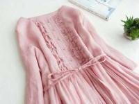 2024 nuevo algodón y manga corta Vintage verano fajas ajustado elegante señora trabajo mujeres Casual vestido Midi - details 5