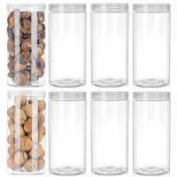 Tarro de almacenamiento transparente de 8 piezas, frascos sellados de plástico para dulces, frutas secas, condimentos, miel, contenedores de cosméticos vacíos, organizadores de cocina - details 0
